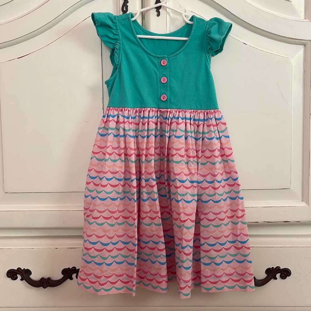 Eleanor Rose flutter sleeve dress size 7/8